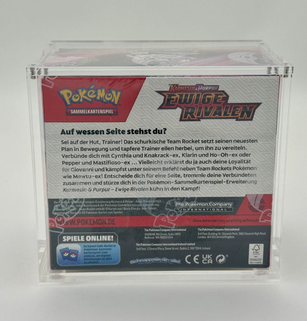 Premium Acryl Case für Pokemon 36er Display Magnetisch & Direkt aufgebaut! mit UV Schutz