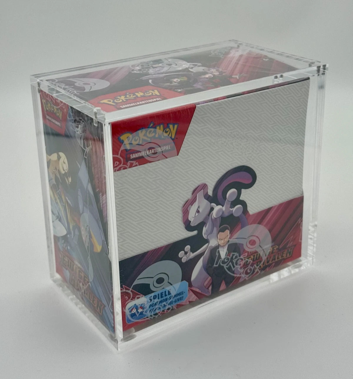 Premium Acryl Case für Pokemon 36er Display Magnetisch & Direkt aufgebaut! mit UV Schutz